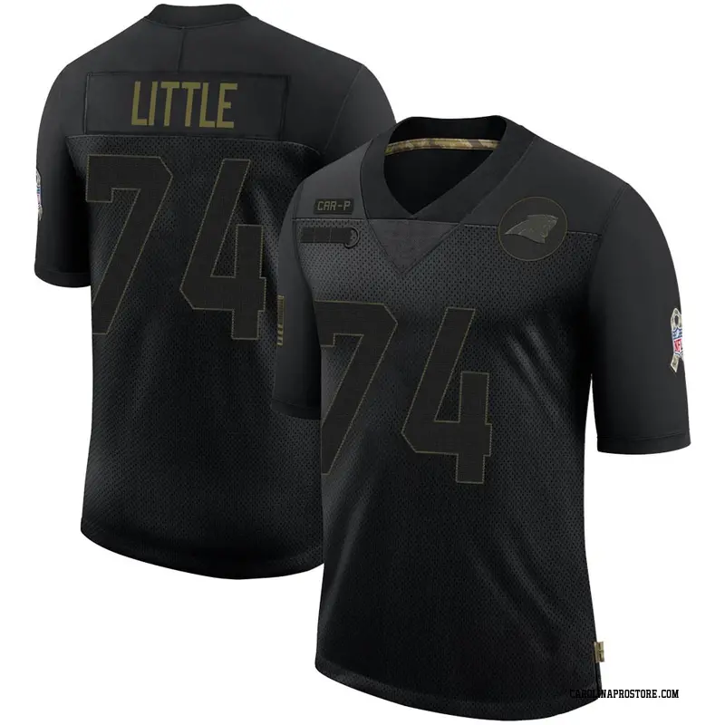 Carolina Panthers #74 Greg Little Draft Game Jersey - White