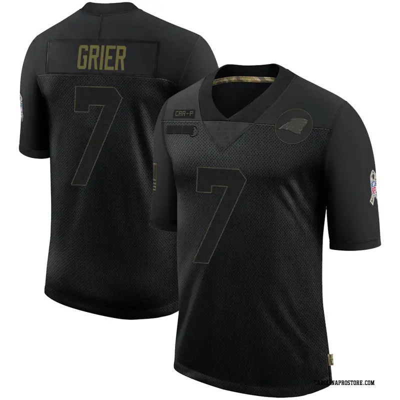 Carolina Panthers #3 Will Grier Draft Game Jersey - White