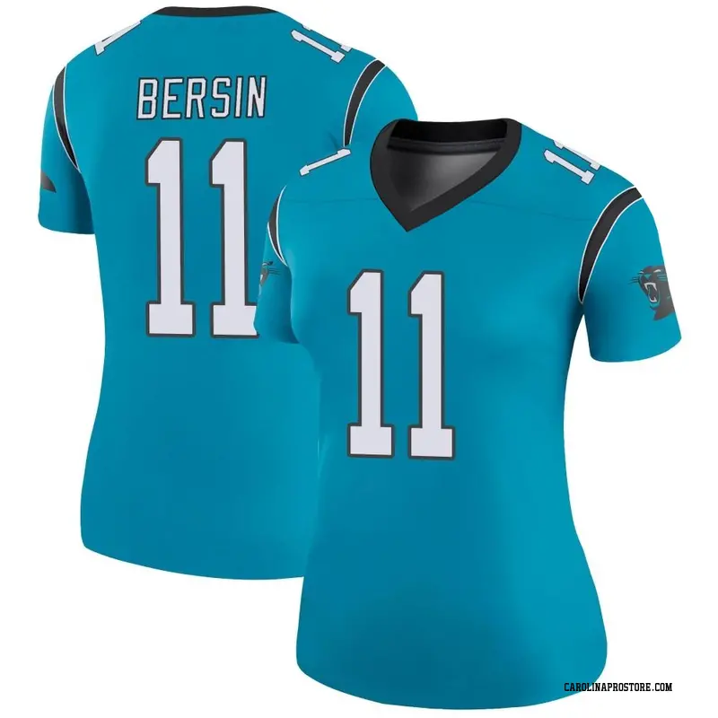 Blue Women's Brenton Bersin Carolina Panthers Legend Color Rush Jersey