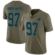 Green Youth Yetur Gross-Matos Carolina Panthers Limited 2017 Salute to Service Jersey